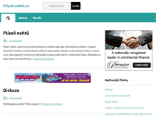 Tablet Screenshot of plisen-nehtu.cz